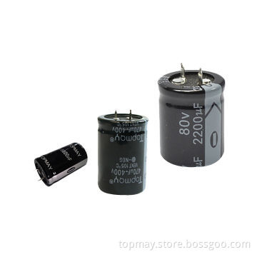 Aluminum Electrolytic Capacitors with 6.3 to 450V Voltage, Used in Power Supplies